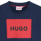 Short-sleeved cotton T-shirt HUGO 
                    BOY