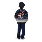 Fluffy fleece jacket KENZO KIDS 
                    UNISEX
