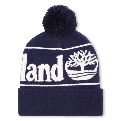 Jacquard pompom knitted hat TIMBERLAND BOY