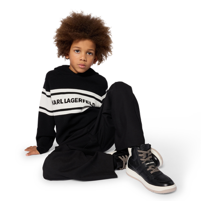 Hooded sweatshirt KARL LAGERFELD KIDS BOY