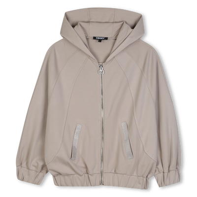 Hooded cardigan DKNY GIRL