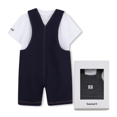 OVERALLS AND T-SHIRT SET TIMBERLAND BOY