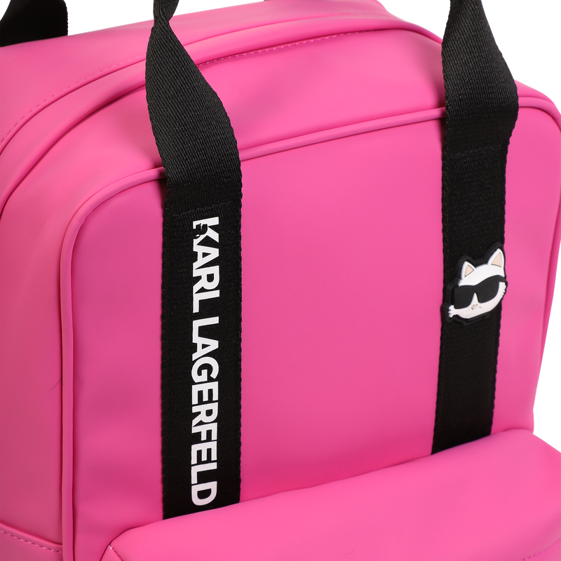 Backpack with double handles KARL LAGERFELD KIDS 
                        GIRL