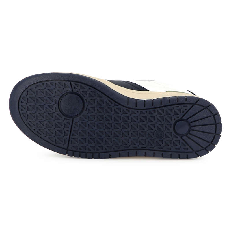 Dual-fabric lace-up trainers BOSS 
                        BOY