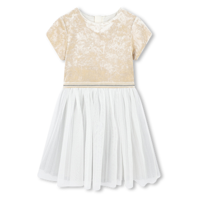 Bi-material dress BILLIEBLUSH GIRL