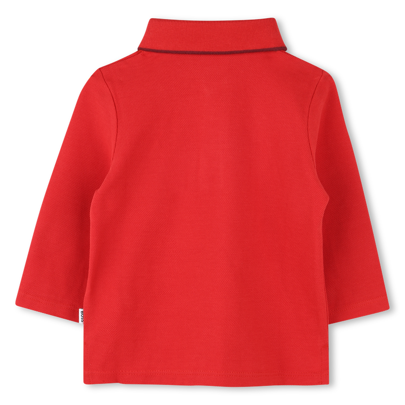 Cotton Piqu&eacute; Polo BOSS 
                        BOY