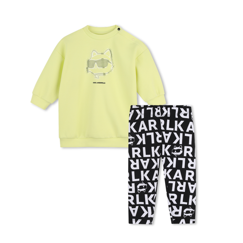 Dress and pants set KARL LAGERFELD KIDS 
                        GIRL