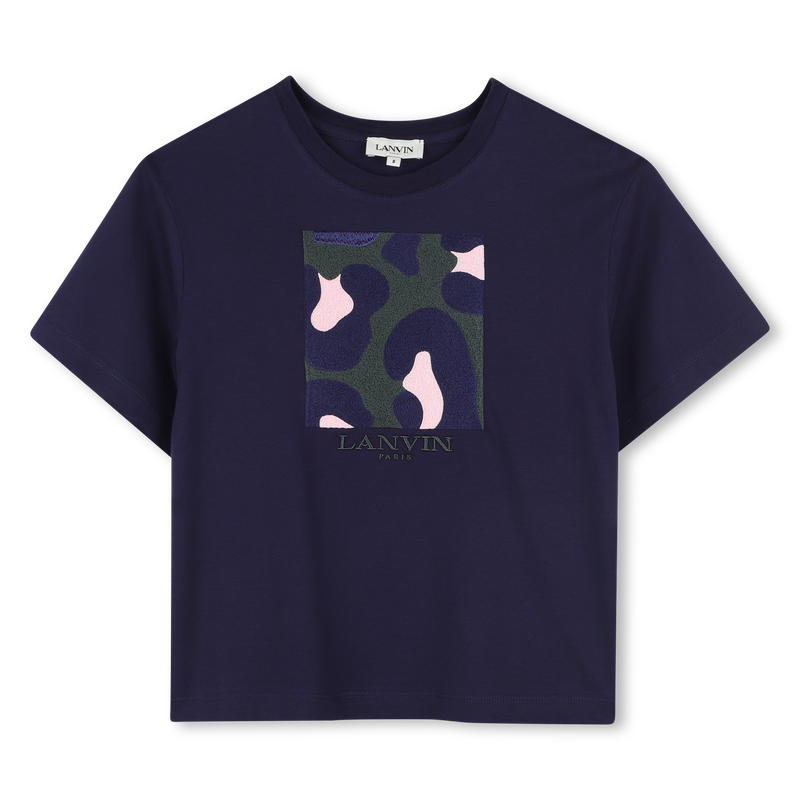 Short-sleeved printed T-shirt LANVIN 
                        GIRL
