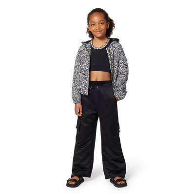 Satin multi-pocket trousers MICHAEL KORS GIRL