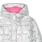 Metallic hooded puffer jacket BILLIEBLUSH 
                    GIRL