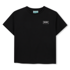 Short-sleeved t-shirt, BLACK, hi-res