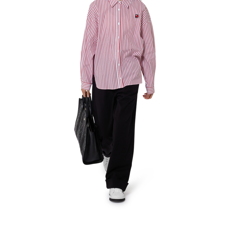 Pleated roll-up trousers DKNY 
                        GIRL