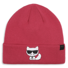Knitted beanie KARL LAGERFELD KIDS 
                    GIRL