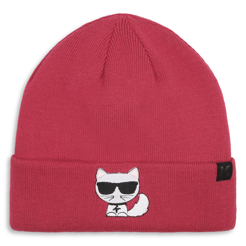 Knitted beanie KARL LAGERFELD KIDS 
                        GIRL