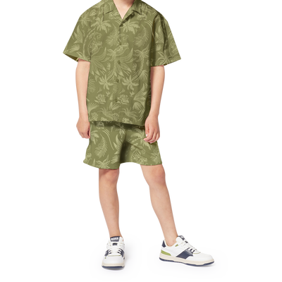 Printed cotton Bermuda shorts BOSS BOY