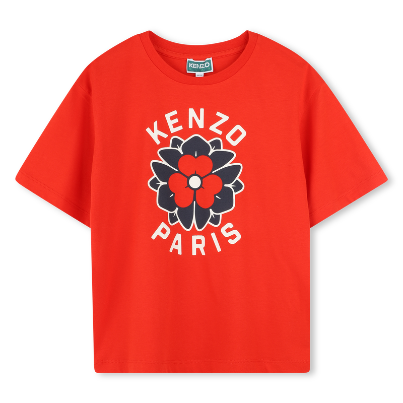 T-shirt with logo print KENZO KIDS 
                        GIRL