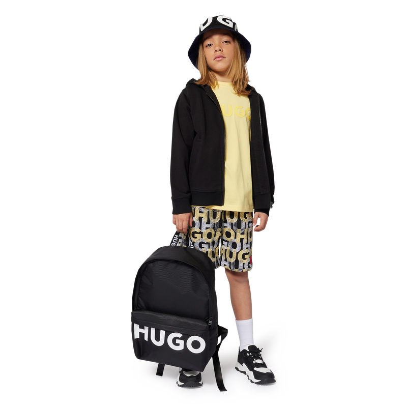 Short-sleeved cotton T-shirt HUGO 
                        BOY