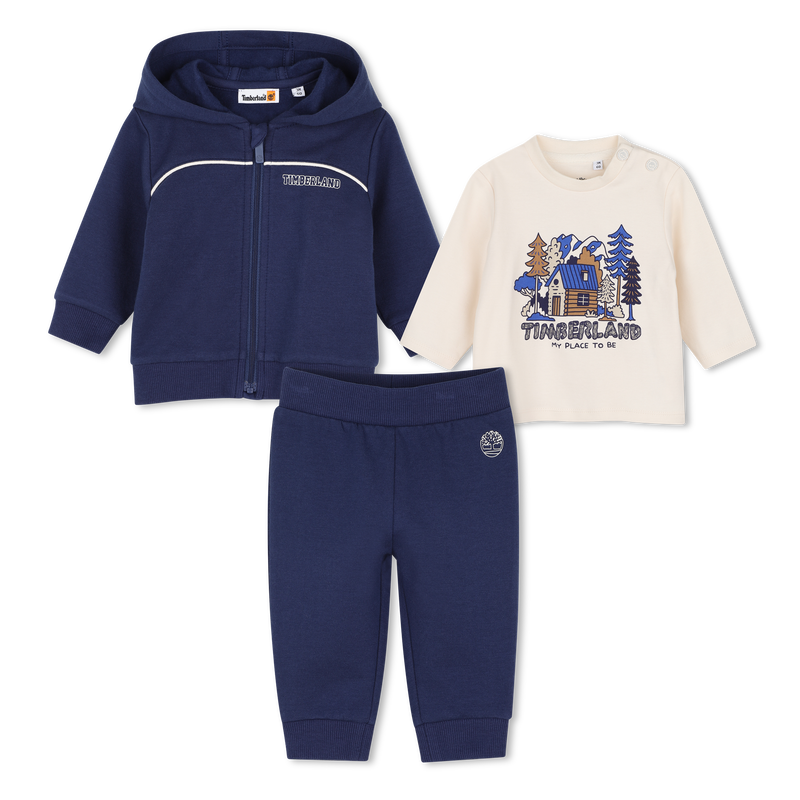 Pants, cardigan, and t-shirt set TIMBERLAND 
                        BOY