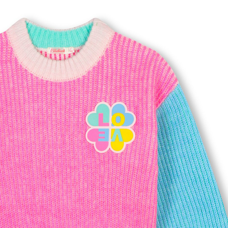 Bi-material dress BILLIEBLUSH 
                        GIRL