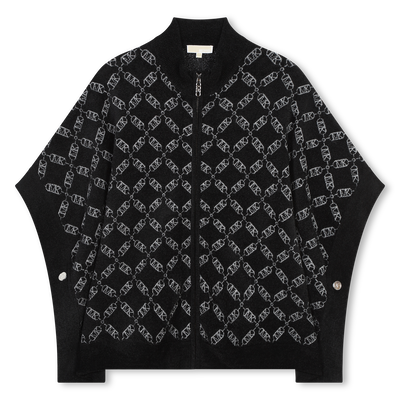 Zip-up knitted cape MICHAEL KORS GIRL