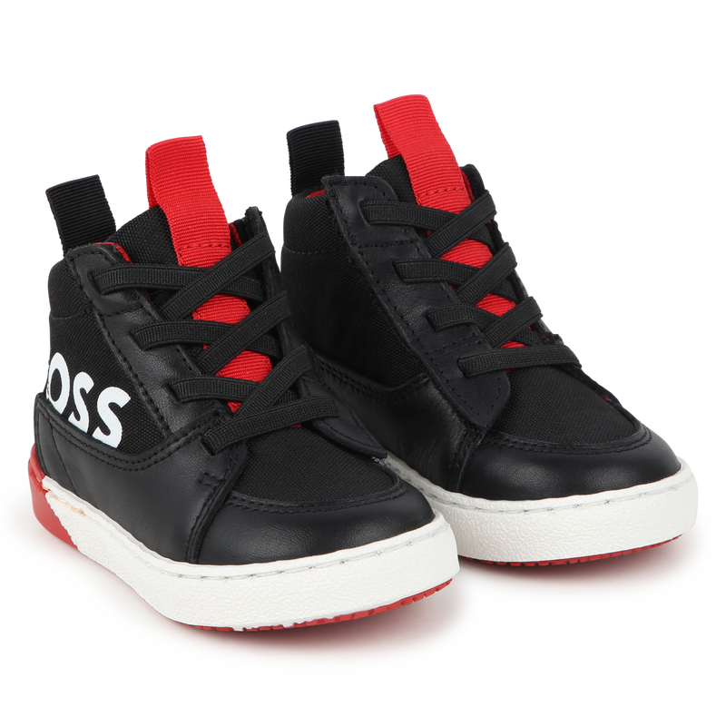 Hook-and-loop lace-up trainers BOSS 
                        BOY