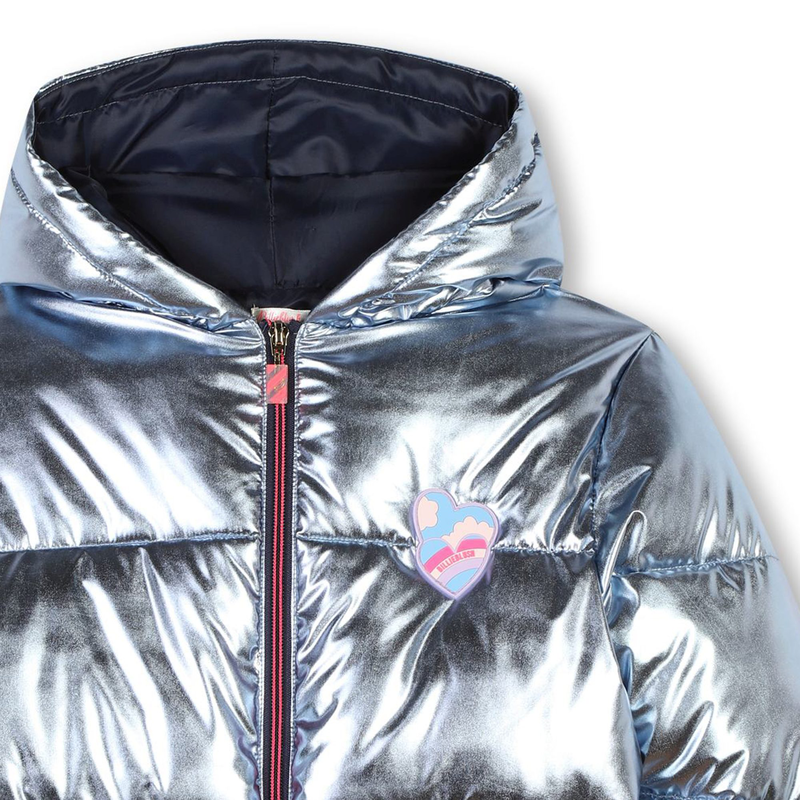 Zip-up hooded puffer jacket BILLIEBLUSH 
                        GIRL