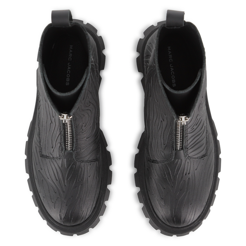 Cowhide leather ankle boots MARC JACOBS 
                        GIRL