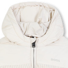 Bi-material down jacket BOSS 
                    BOY