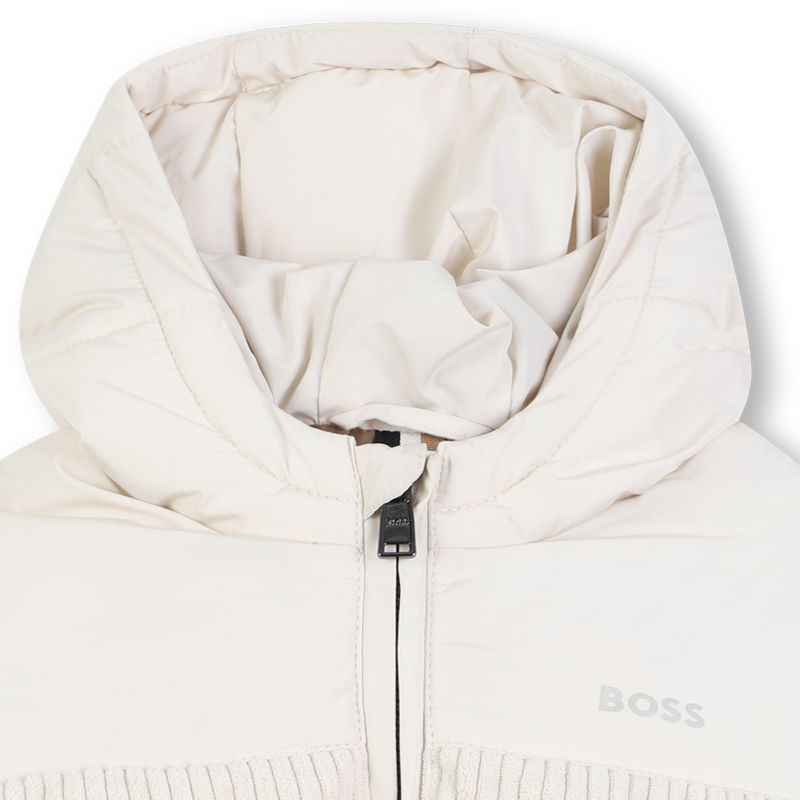 Bi-material down jacket BOSS 
                        BOY