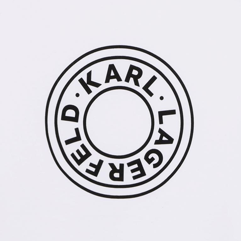 Short-Sleeved Cotton T-Shirt KARL LAGERFELD KIDS 
                        BOY