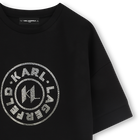 Short-sleeved dress KARL LAGERFELD KIDS 
                    GIRL