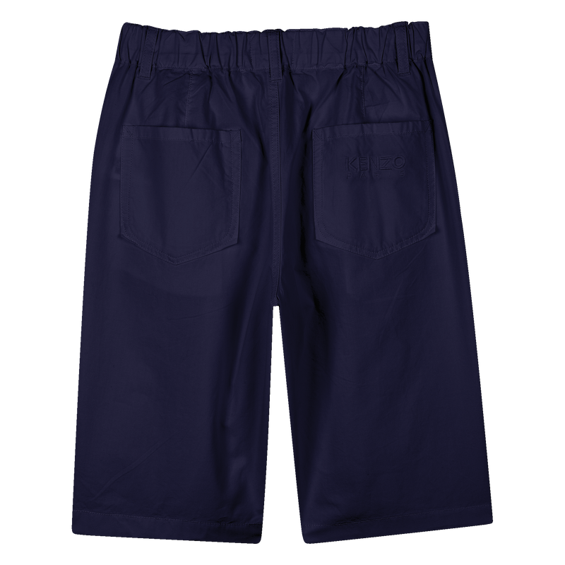 Plain cotton Bermuda shorts KENZO KIDS 
                        BOY