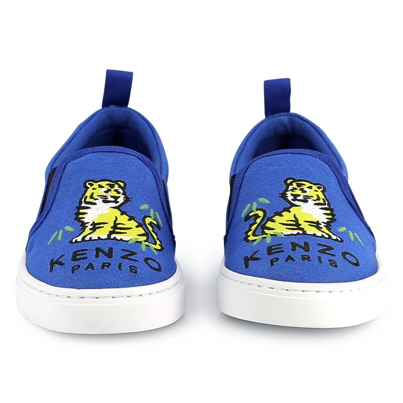 Elasticated canvas trainers KENZO KIDS 
                        UNISEX