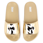 Lightweight metallic slides DKNY 
                    GIRL