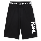 Bermuda shorts in double jersey KARL LAGERFELD KIDS 
                    BOY