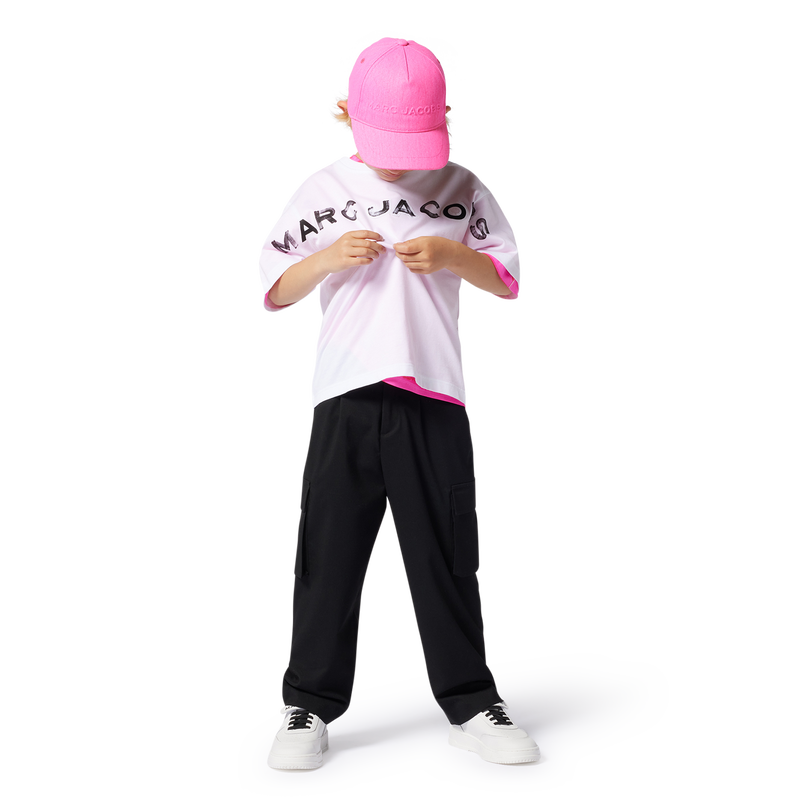 Adjustable cotton baseball cap MARC JACOBS 
                        GIRL