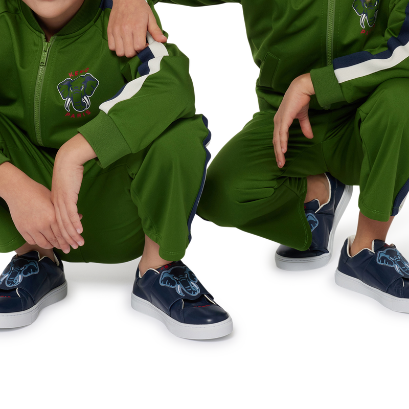 Piqu&eacute; knit jogging trousers KENZO KIDS 
                        UNISEX