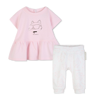 Dress and leggings set KARL LAGERFELD KIDS 
                    GIRL