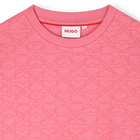 Brushed fleece dress HUGO 
                    GIRL