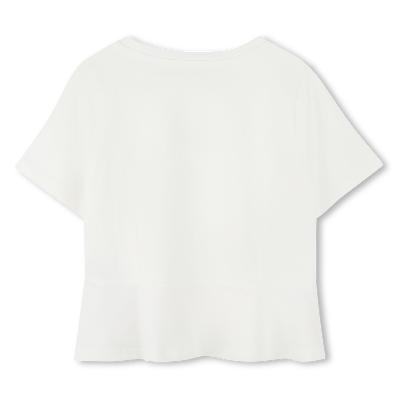 Short-sleeved cotton T-shirt MICHAEL KORS 
                        GIRL