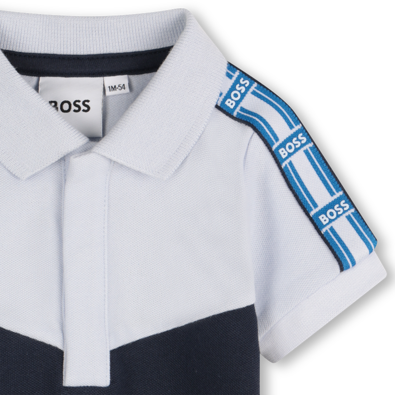 Polo shirt with sleeve trim BOSS 
                        BOY