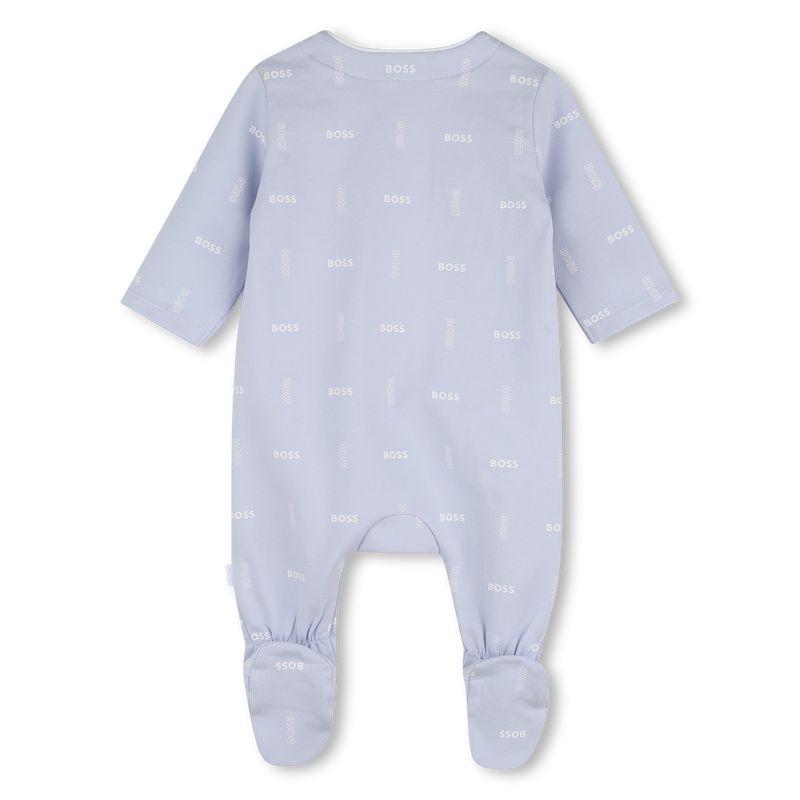 PAJAMA SET + BIB + BEANIE BOSS 
                        BOY