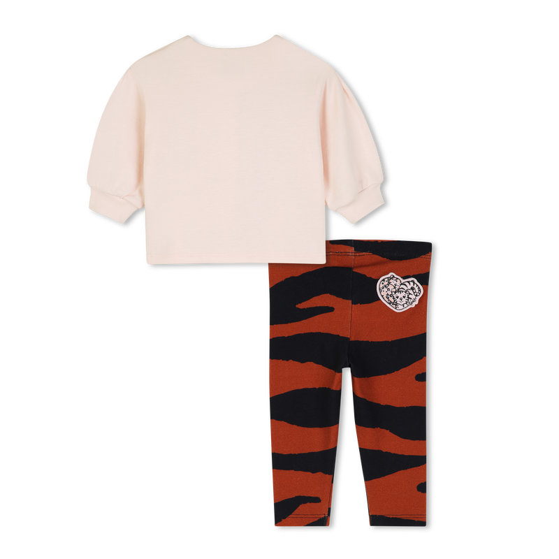 T-shirt and legging set KENZO KIDS 
                        GIRL