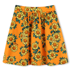 Cotton satin printed skirt KENZO KIDS 
                    GIRL