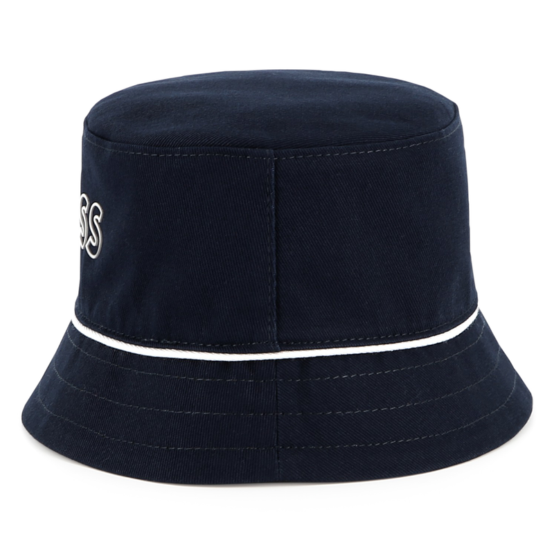 Reversible cotton bucket hat BOSS 
                        BOY
