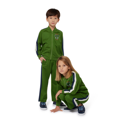Piqu&eacute; knit jogging trousers KENZO KIDS UNISEX