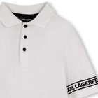 Short-sleeved polo shirt KARL LAGERFELD KIDS 
                    BOY