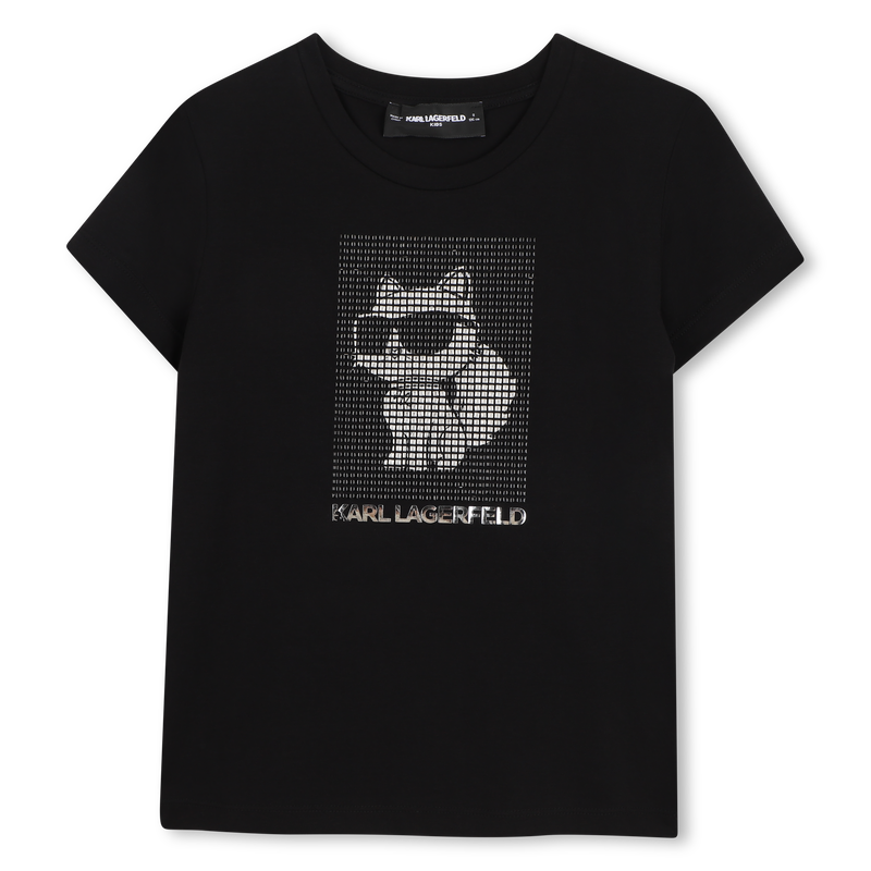SHORT SLEEVE T-SHIRT KARL LAGERFELD KIDS 
                        GIRL