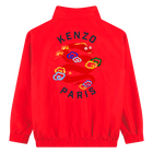 Back-illustrated windbreaker KENZO KIDS 
                    UNISEX