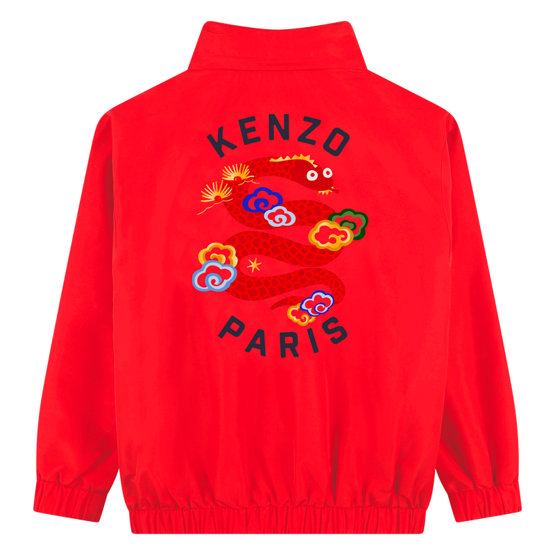 Back-illustrated windbreaker KENZO KIDS 
                        UNISEX